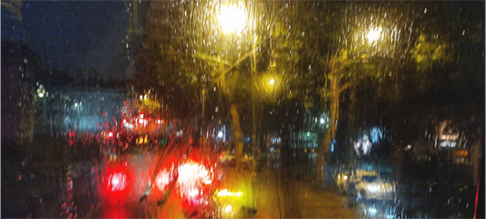 Coming onto College green upstairs front seat of the bus